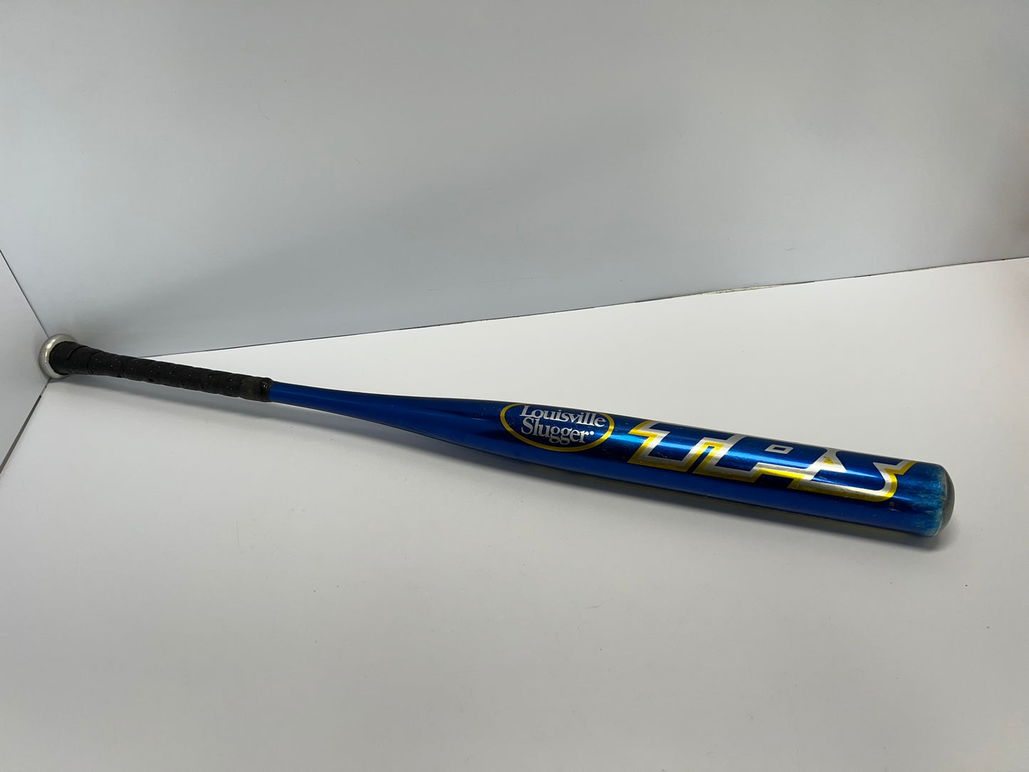 Baseball Bat 34 inch 26 oz Lousiville Slugger TPS Powerized Softball Blue Gold