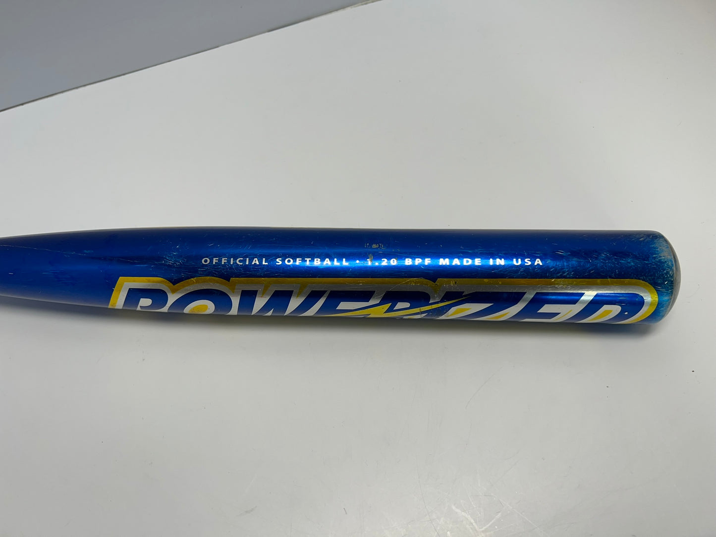 Baseball Bat 34 inch 26 oz Lousiville Slugger TPS Powerized Softball Blue Gold