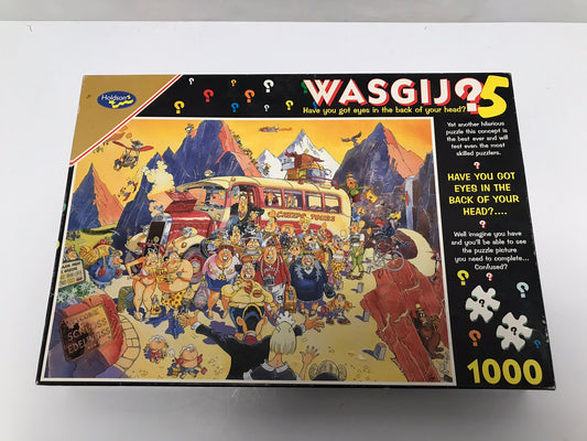 Jigsaw Puzzle Wasgij? 1000 pc Have You Got Eye's In The Back Of Your Head Excellent