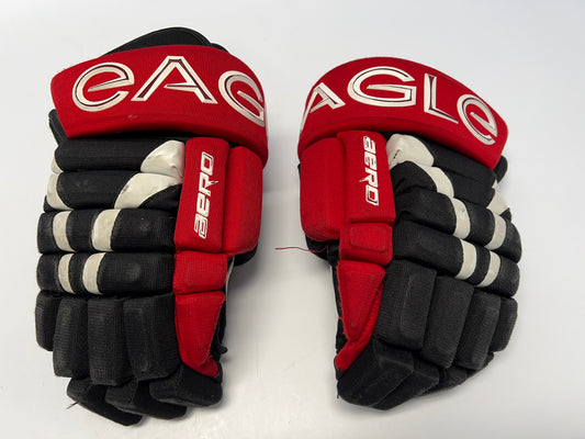 Hockey Gloves Child Junior Size 12" Eagle Aero Pro Quality Black Red Outstanding Quality