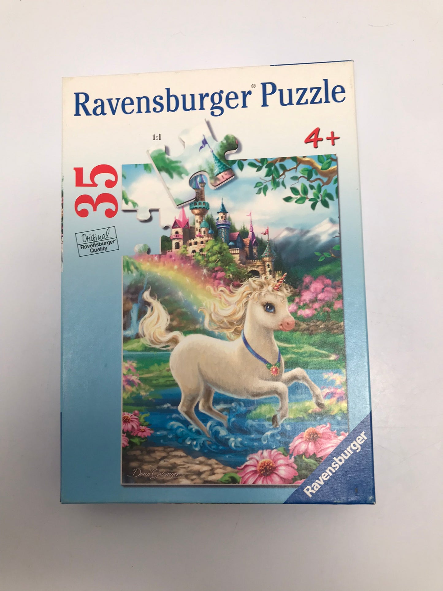 Child Jigsaw Puzzle 35 pc Ravensburger Unicorn Castle