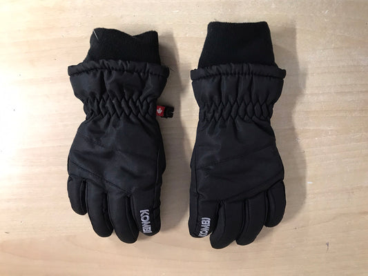 Winter Gloves and Mitts Child Size 7-9 Kombi Black As New