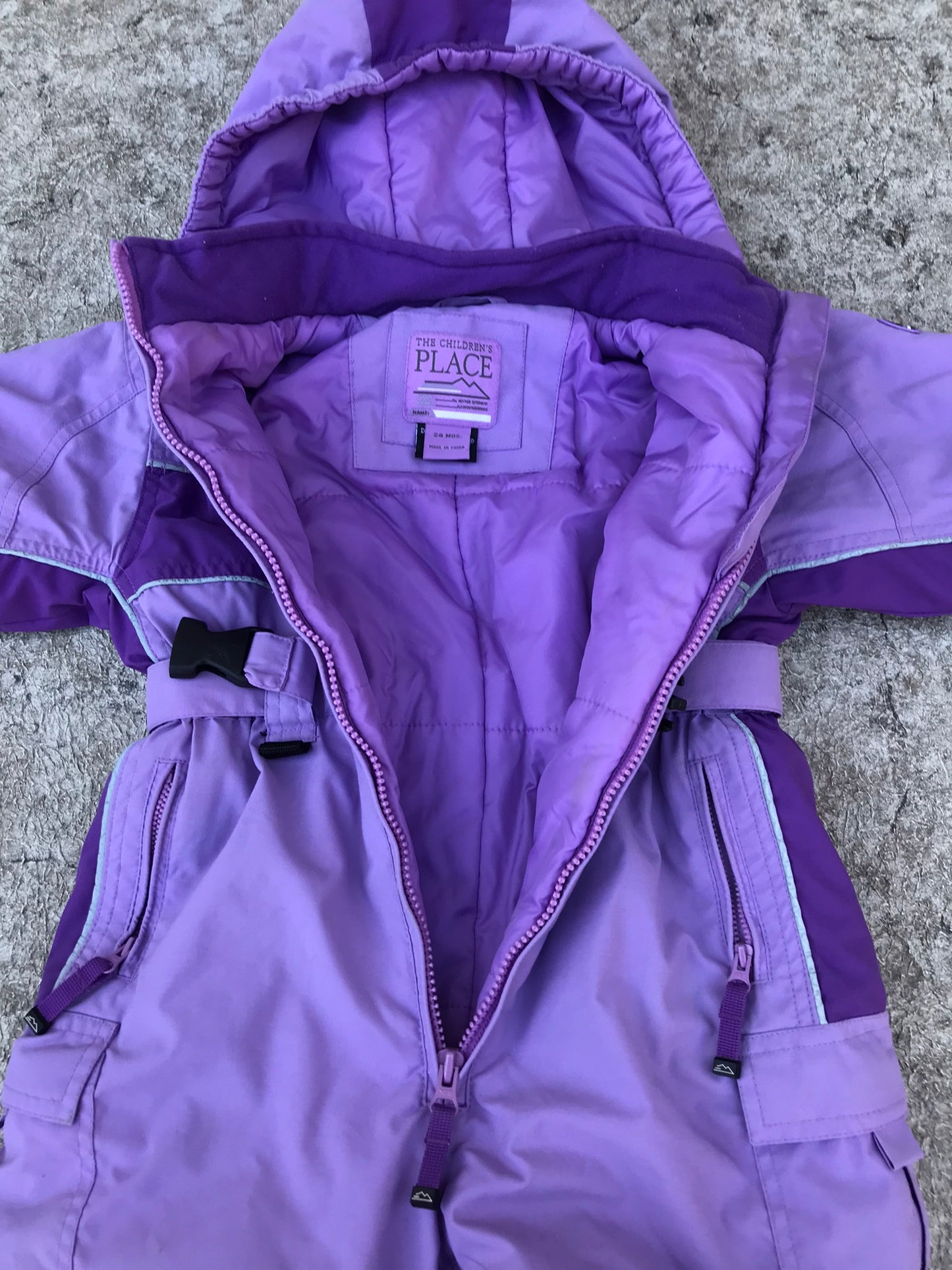 Snowsuit Child Size 24 month Purple The Children's Place 1 pc