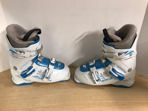 Ski Boots Mondo Size 23.5 Child Size 4-5 275 mm Nordica FireArrow White Blue