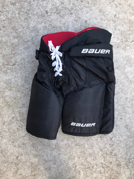 Hockey Pants Child Size Junior Small Bauer Vapor Black Red Excellent Quality