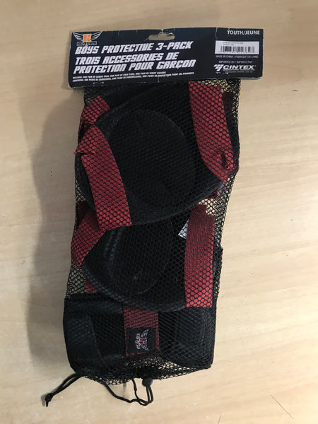 Inline Roller Skates Bike Skateboard Protective Knee Elbow Pads  Child Size 6-8 Renegade Red Black Yellow NEW In Package