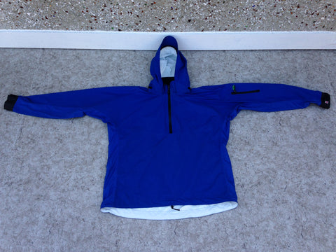 Kokatat Water Sports Rain Coat Men's X Large Pull Over Sealed Seams Zippers Rubber Cuffs Collars Waterproof Kayak Canoe Paddleboard Excellent As New