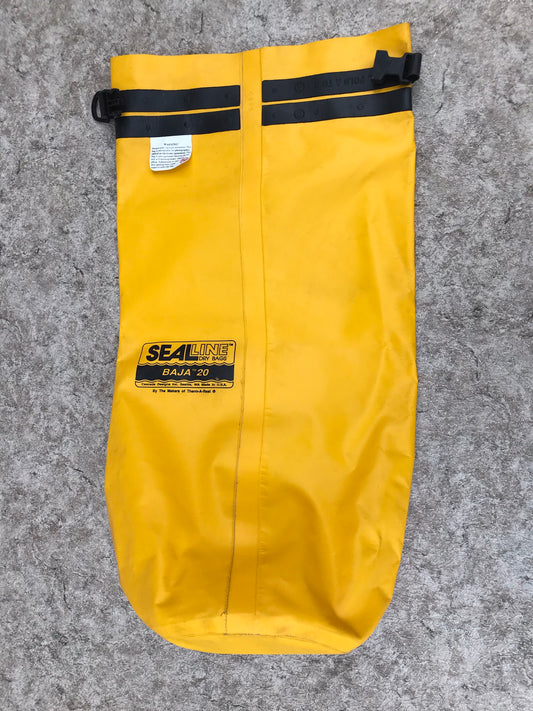 Kayak Canoe Boat SealLine 20 L Yellow Waterproof Bag Excellent