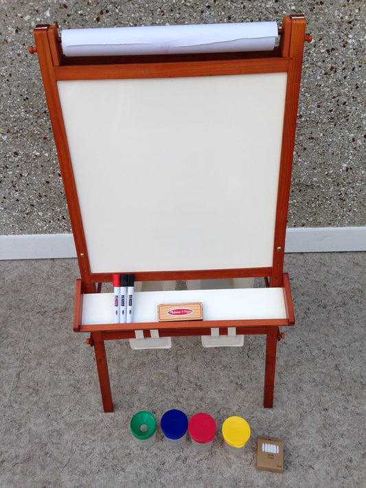 KidKraft Art Easel Wood With Accessories Folding Excellent