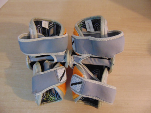 Lacrosse Elbow Pads Men's Size Small Brine King Orange and Grey Fantastic Quality Minor Wear