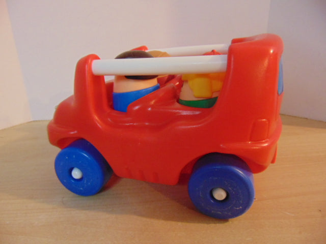 Little Tikes RARE Vintage Step 2 Chunky People Family Red Car W 4 FAMILY CHUNKY PEOPLE 15 inch