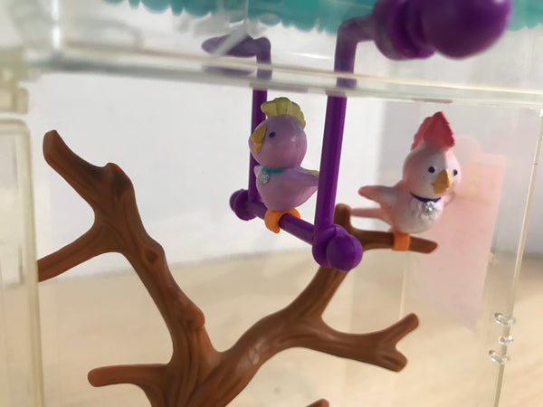 Littlest Pet Shop 1993 Vintage Chirpy Birds With Nesting Home Excellent RARE