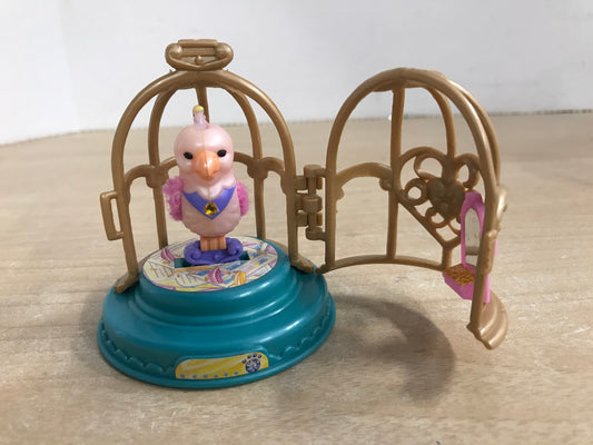 Littlest Pet Shop 1993 Vintage Proud Crested Cockatiel With Gilded Cage  Excellent RARE