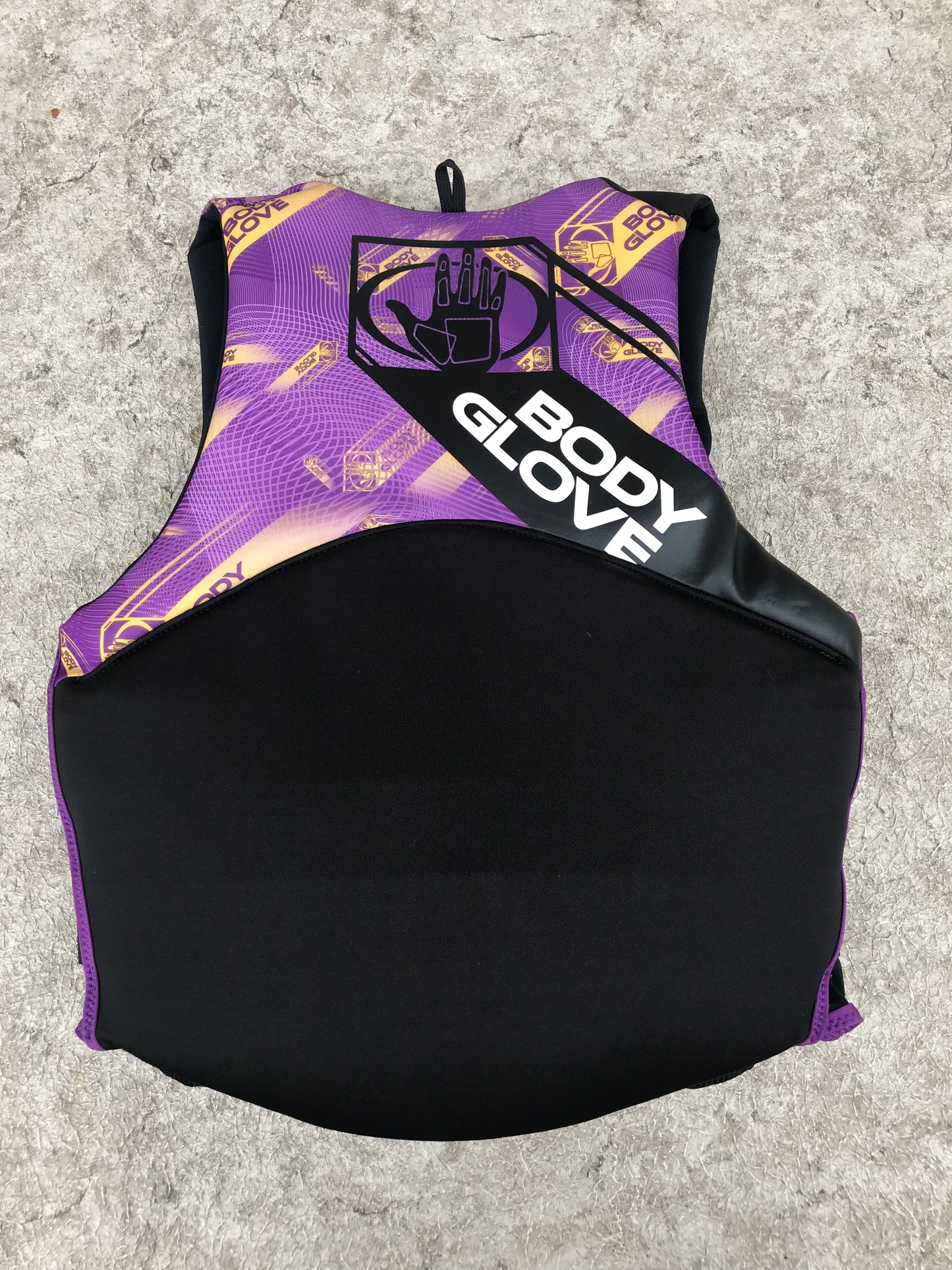Life Jacket Adult Size Small Body Glove Neoprene Purple and Black Excellent