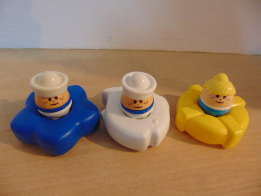 Little Tikes Vintage 1990 Toddle Tots Tubbies Bathtub Floating Shapes and People Complete Set RARE