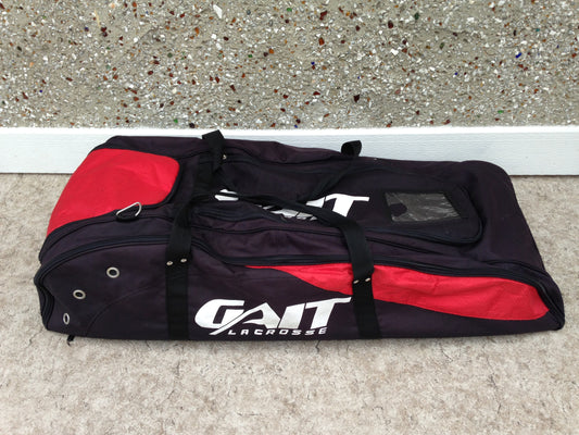 Hockey Bag Lacrosse Bag Gaite Black Red Adult Junior Full Size Team Excellent