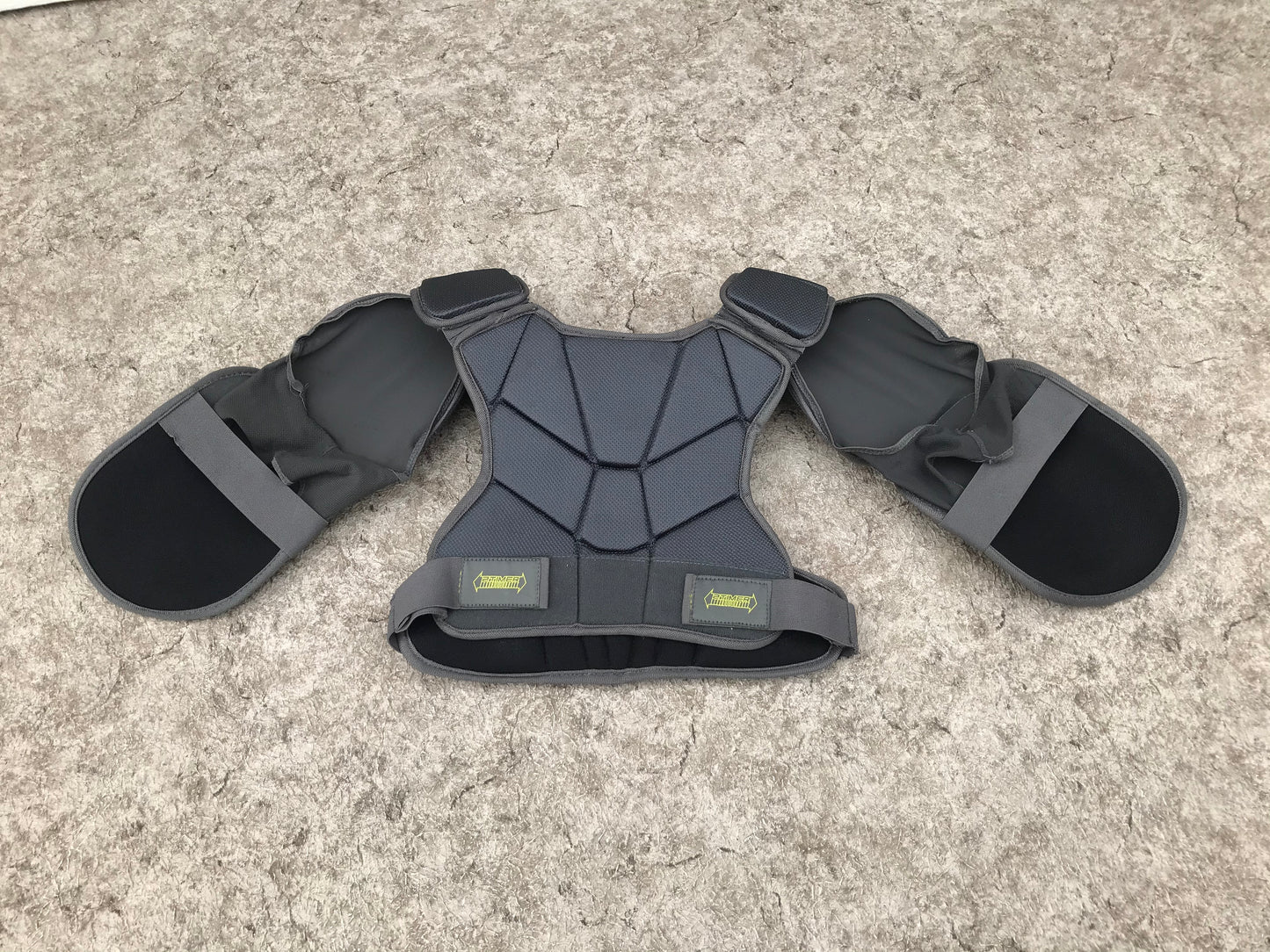 Lacrosse Chest Pad Child Size 12-14 Warrior Fat Baoy Grey As New
