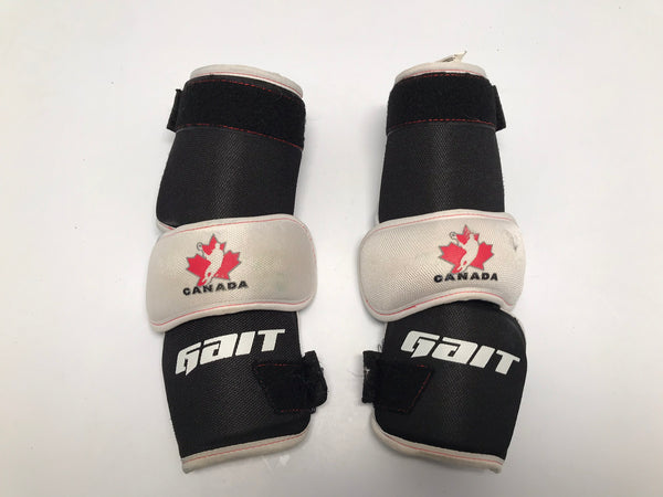 Lacrosse Elbow Pads Child Size 14 Gaite Black White 1