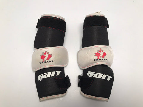 Lacrosse Elbow Pads Child Size 14 Gaite Black White 1