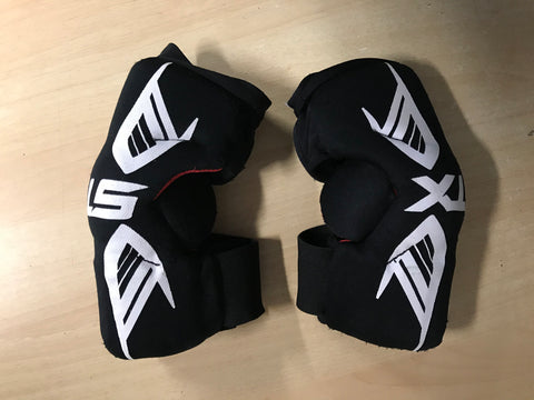 Lacrosse Elbow Pads Child Size 6-8 STX Stinger Black Red Excellent