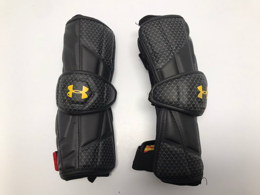 Lacrosse Elbow Pads Men's Size Medium Under Armour Black Gold