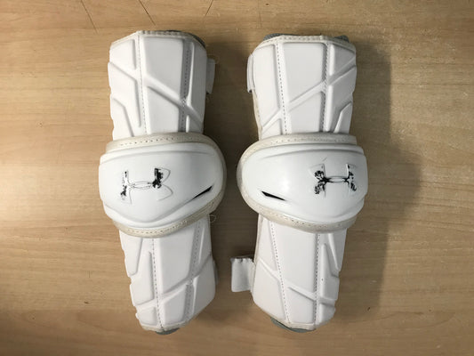 Lacrosse Elbow Pads Men's Size Medium Under Armour White