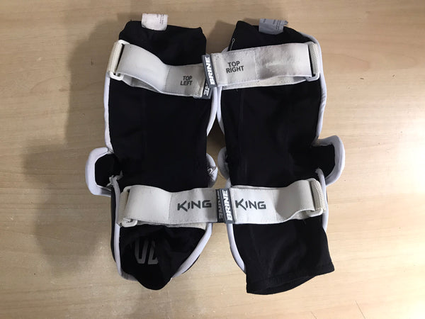 Lacrosse Elbow Pads Men's Size Small Brine King Black White