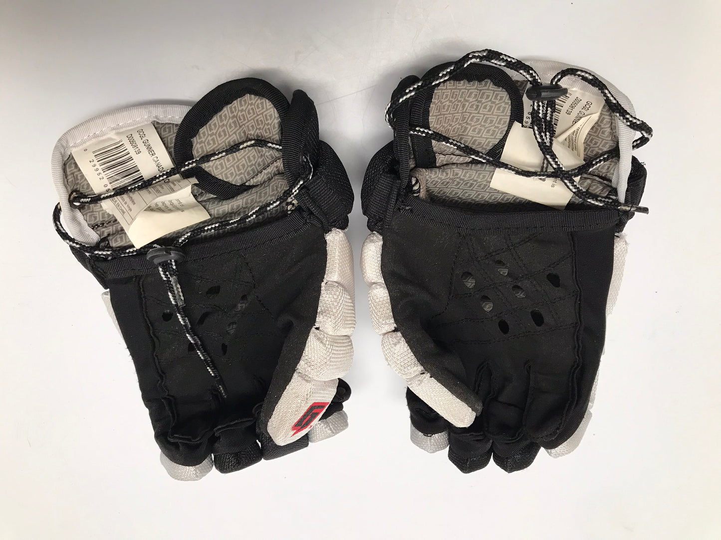 Lacrosse Gloves Child Size 10 Gaite White Black