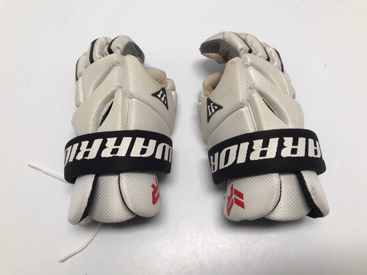 Lacrosse Gloves Child Size 7-9 Warrior White Black Minor Wear