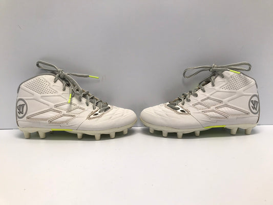 Lacrosse Shoes Cleats Child Size 2 Warrior White Grey