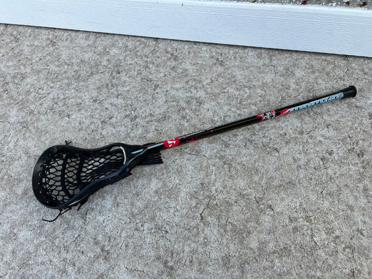 Lacrosse Stick 34 inch Warrior Black Silver Excellent