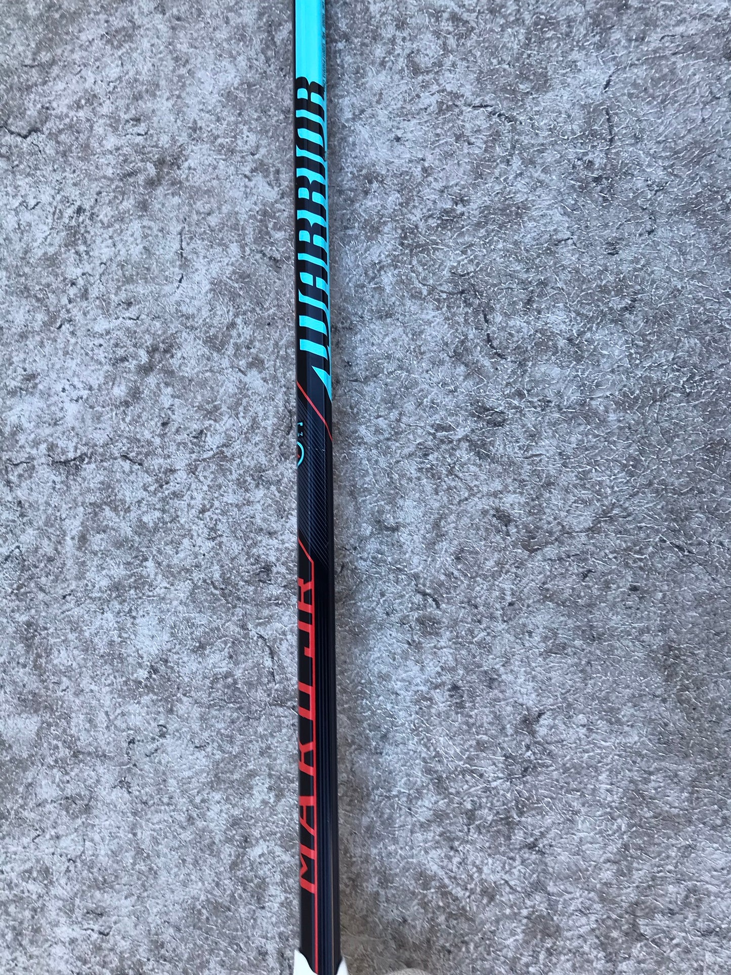 Lacrosse Stick 37 inch Warrior Mako JR Black Blue Grey Excellent