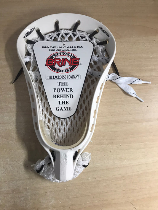 Lacrosse Stick Head With Mesh NEW Brine White