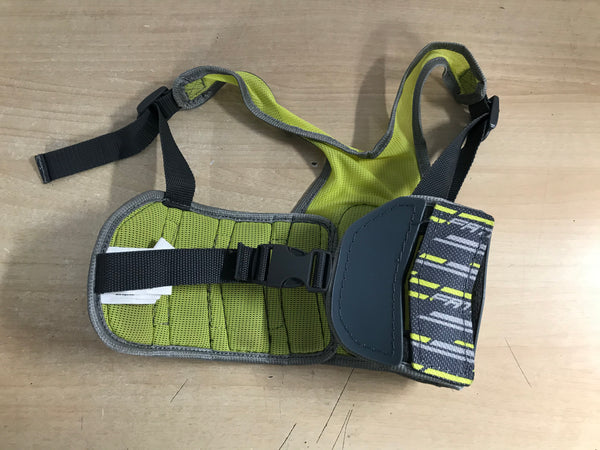 Lacrosse Kidney Pad Child 8-10 Warrior Fat Boy Junior Grey Lime As New