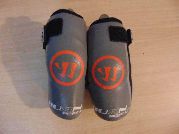 Lacrosse Elbow Pads Child Size 6-8 Warrior Burn Peanut Black Grey Excellent