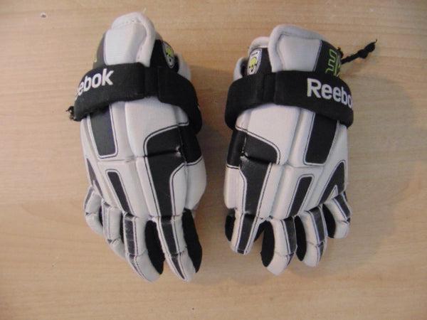 Lacrosse Gloves Child Size 10 inch Reebok 3K White Black