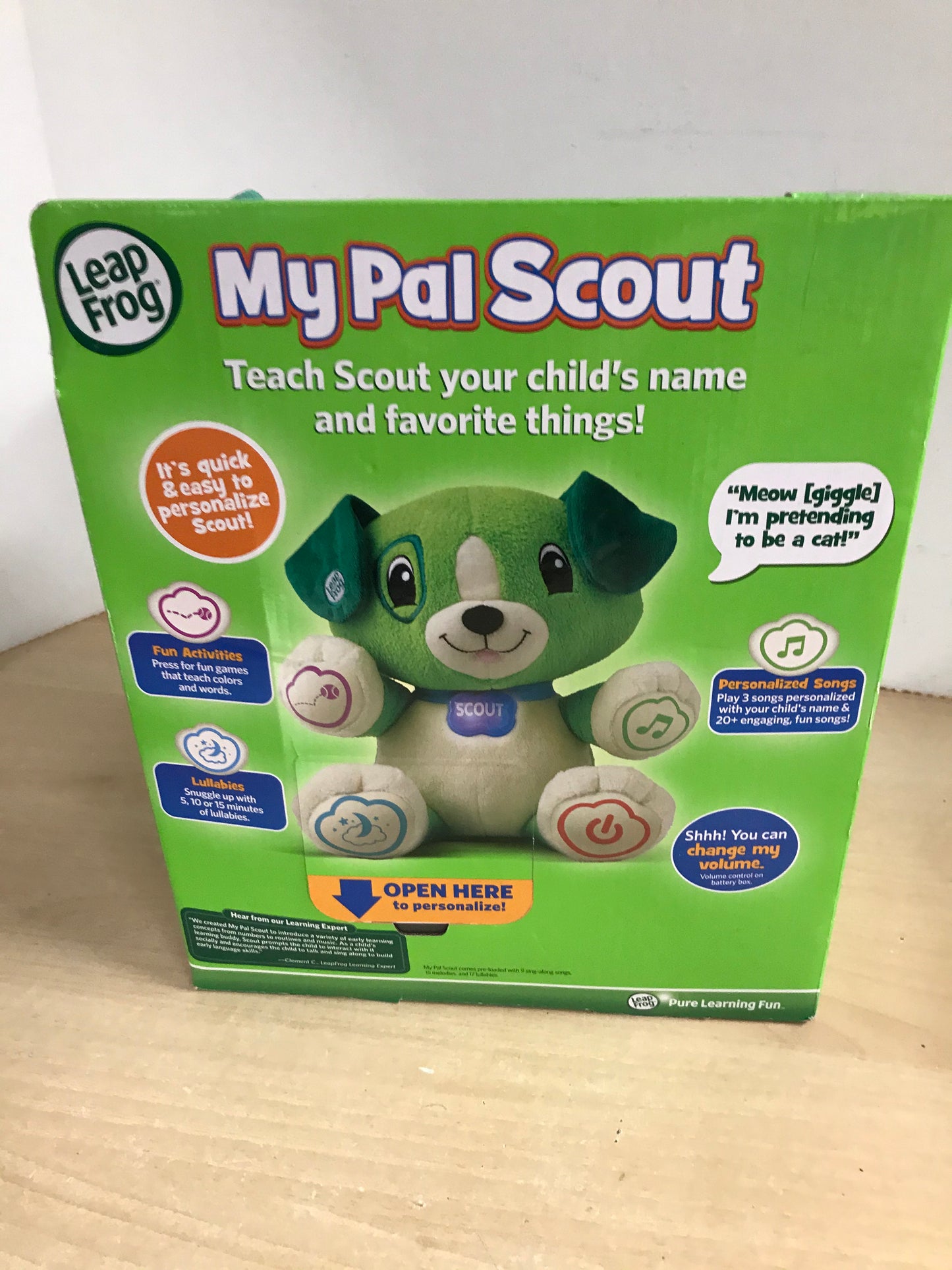 Leap Frog My Pal Scout Snuggle Up And Learn With Your New Friend English NEW IN BOX
