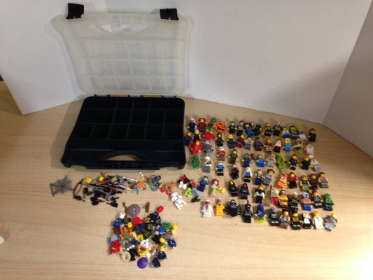 Lego 72 figures with Case and Accessories