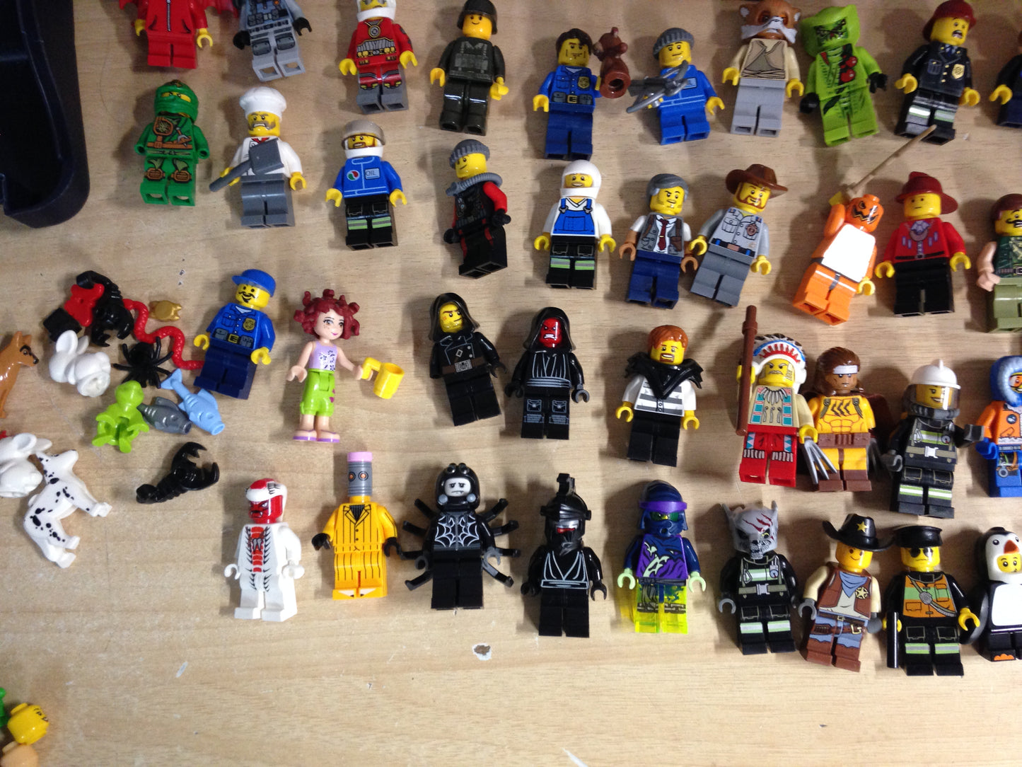 Lego 72 figures with Case and Accessories