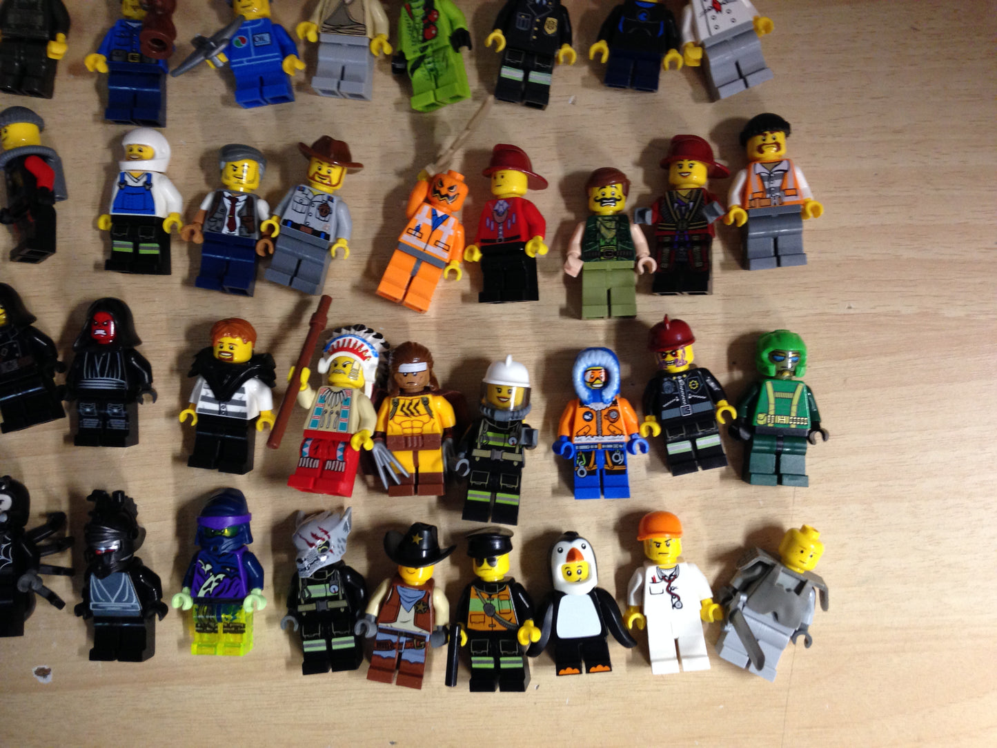 Lego 72 figures with Case and Accessories