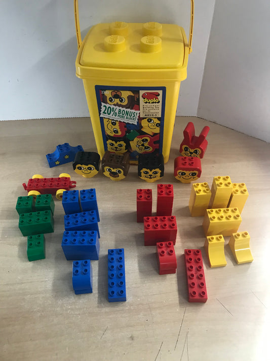Lego Duplo 1992 Vintage Playtime 61pc 2383 Animals Complete RARE