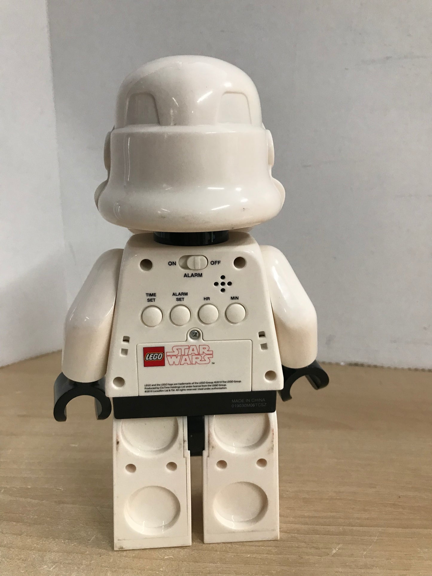 Lego Star Wars Storm Trooper Digital Clock 12 inch RARE