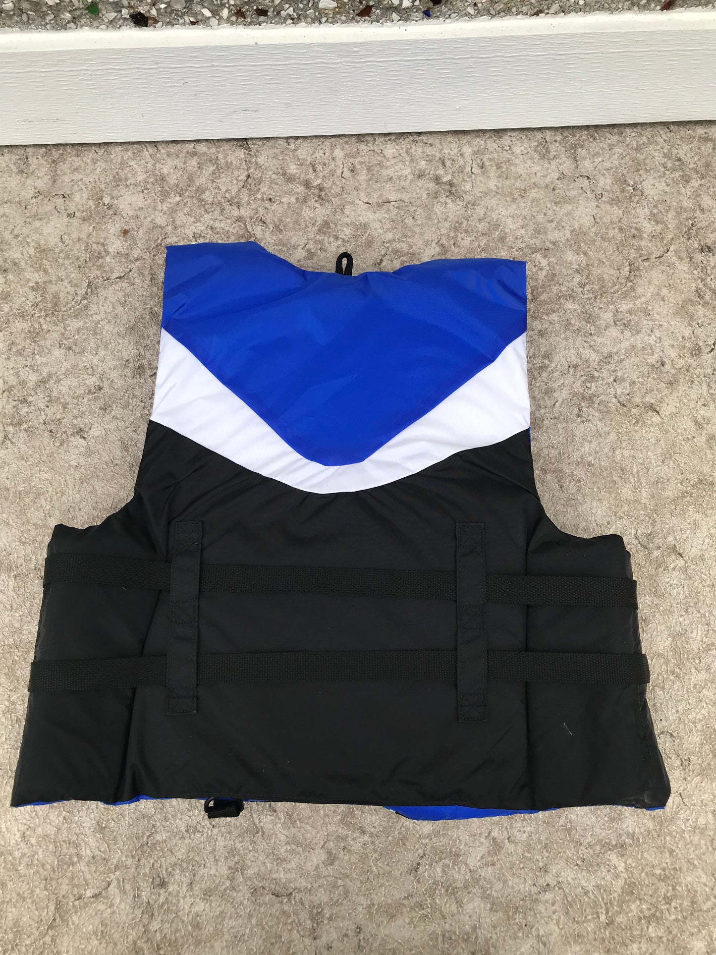Life Jacket Adult Size X Large Fluid Black Blue As New