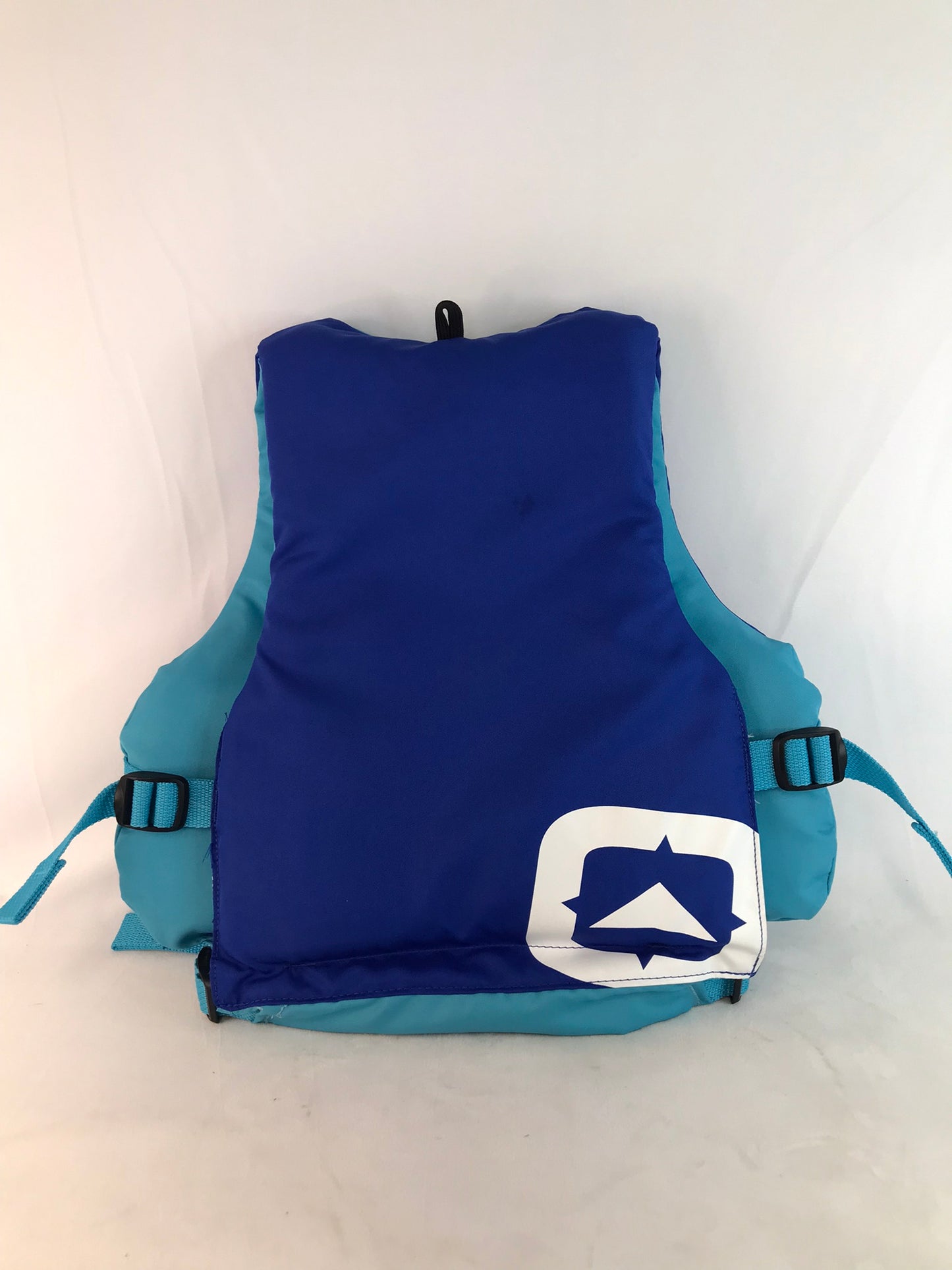 Life Jacket Child Size 55-88 Lb Outbound Youth Kayak Canoe Paddle Marine Blue and Blue As New Excellent