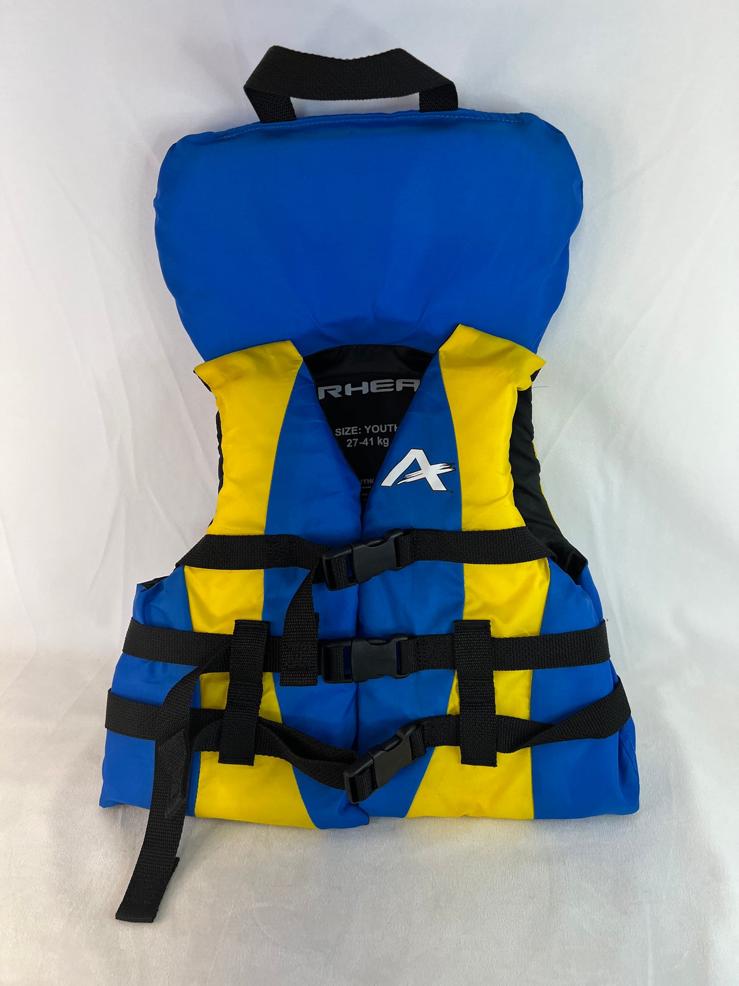 Life Jacket Child Size 60-90 Lb Youth AirHead Blue Red Excellent