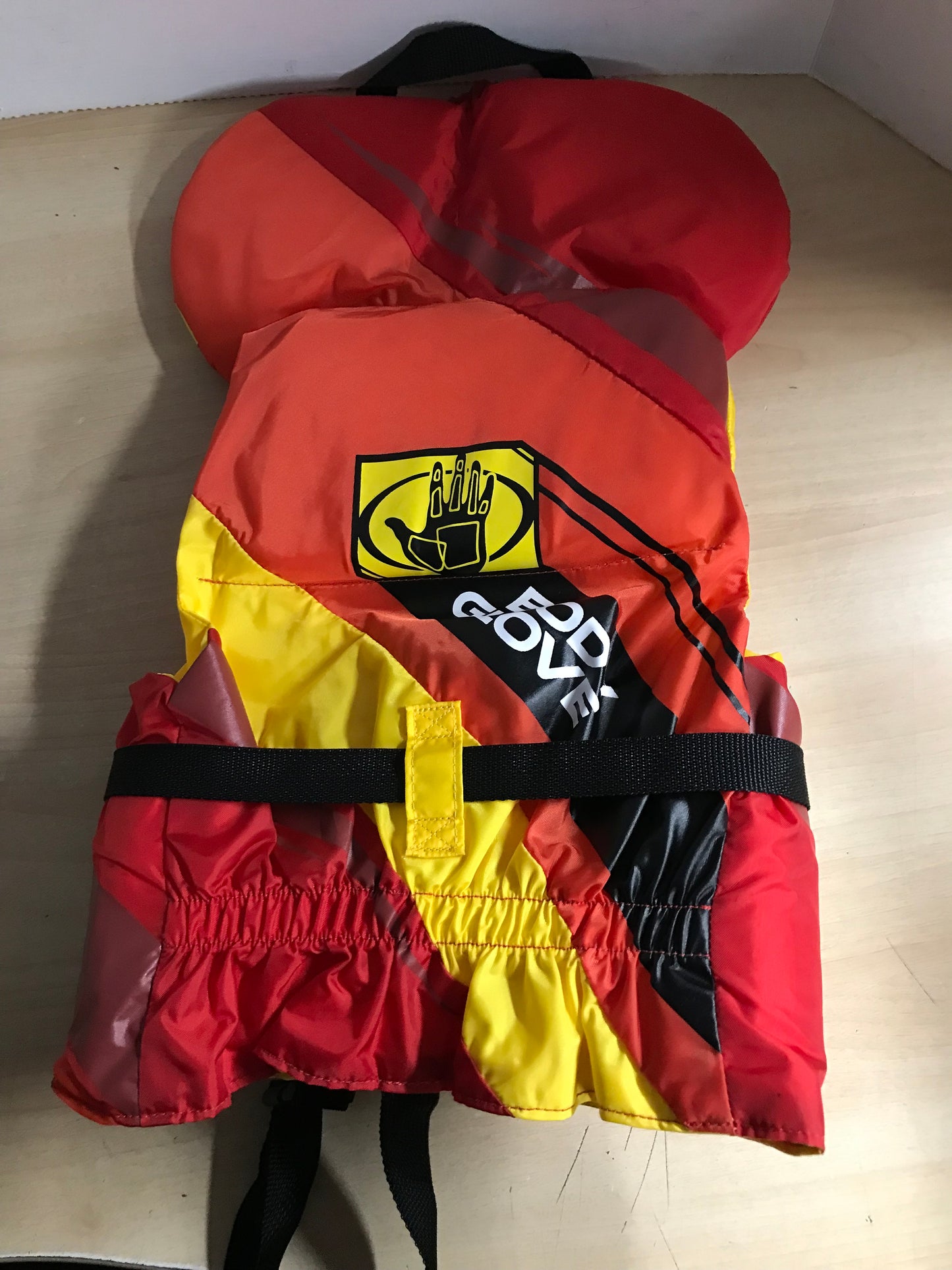 Life Jacket Child Size 60-90 Lb Youth Body Glove Red Yellow New Demo Model