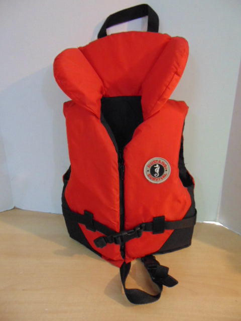 Life Jacket Child Size 60-90 lb Mustang Survival Red Black New Demo Model