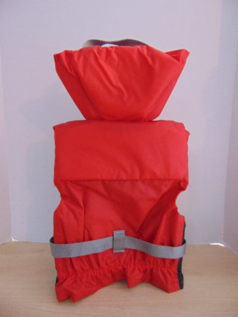 Life Jacket Child Size 30-60 Lb Mustang Survival Red Grey New Demo