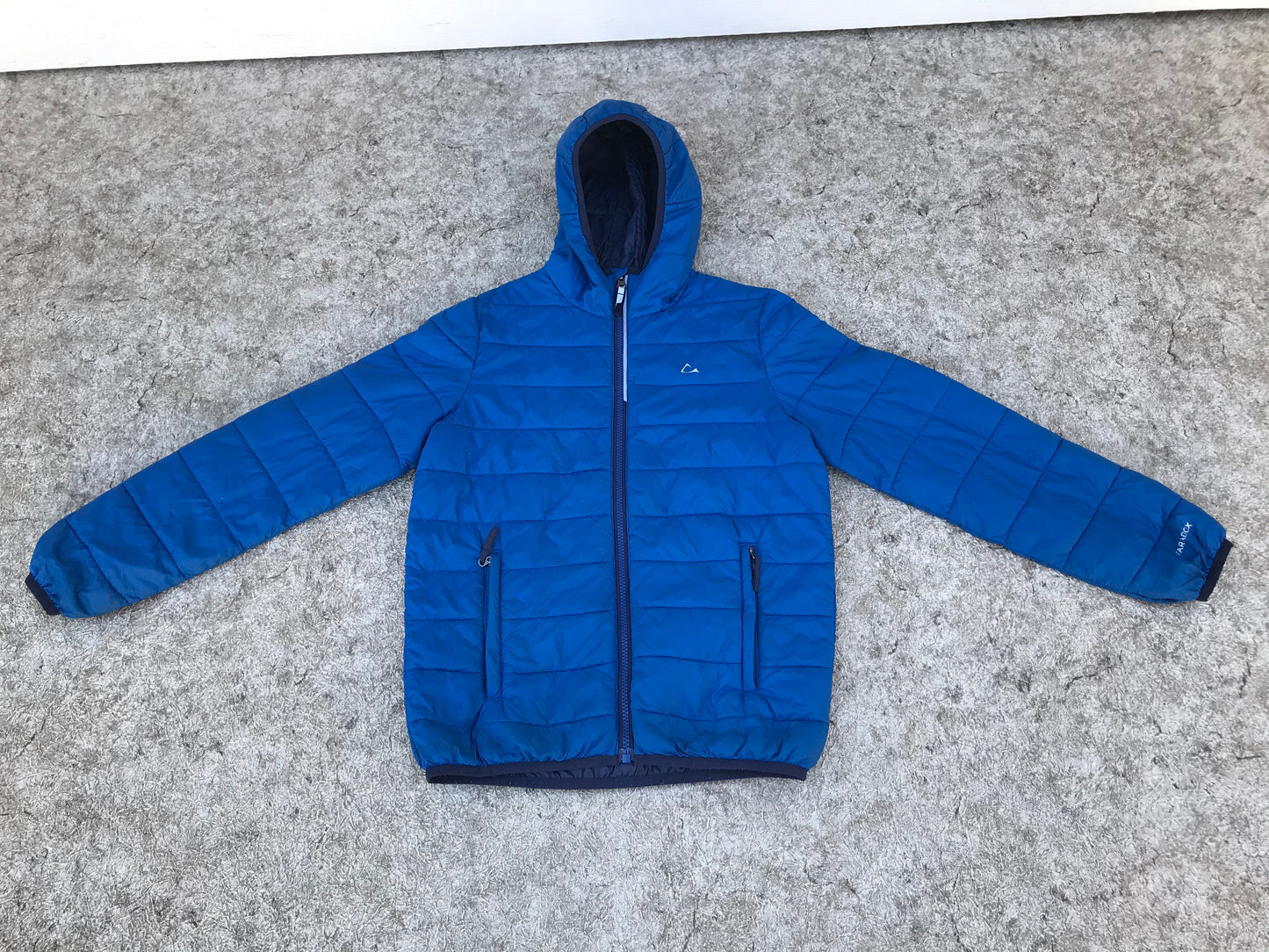 Light Coat Child Size 7-8 Paradox Marine Blue Permaloft Puffer Packable Excellent