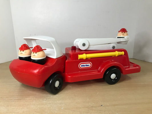 Little Tikes Vintage 1980's Original Little People Fire Truck Toy Large RARE